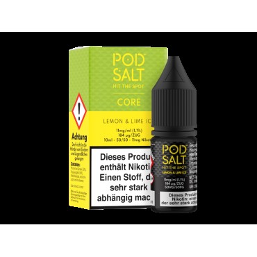 Pod Salt Core - Nikotinsalz Liquid - Lemon & Lime Ice
