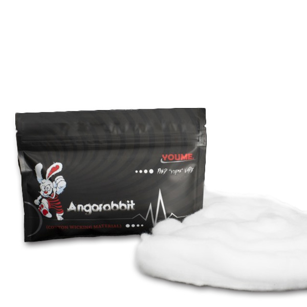 Angorarabbit Cotton Premium Watte  Baumwollwatte Selbstwickler + Tröpfler