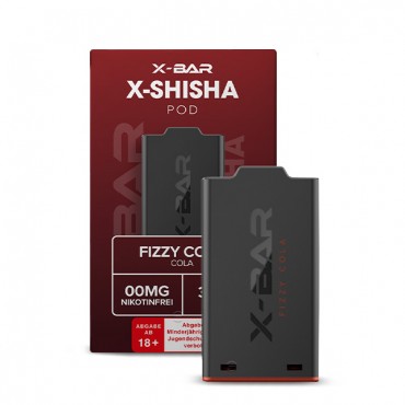 X-Shisha by X-Bar Pod - Fizzy Cola  0mg Shisha Liquid