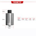 DIGIFLAVOR Pharaoh Dripper Tank Tröpfel Verdampfer Set Selbstwickler DIY