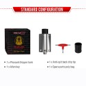 DIGIFLAVOR Pharaoh Dripper Tank Tröpfel Verdampfer Set Selbstwickler DIY