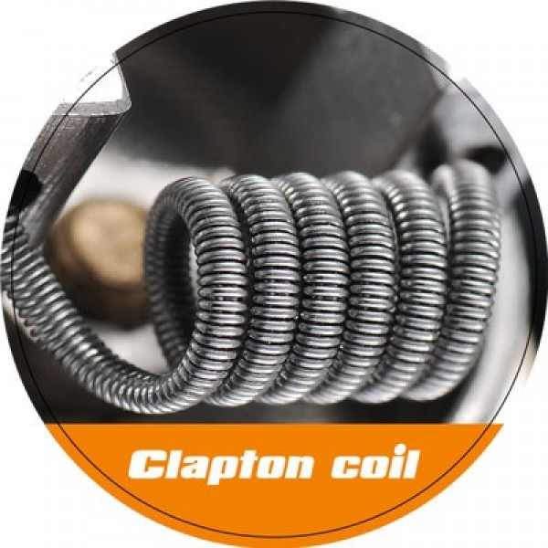 Geekvape Selbstwickler Fertigwicklungen DIY Vorgefertigte Clapton Wicklung Wire Shots + Watte