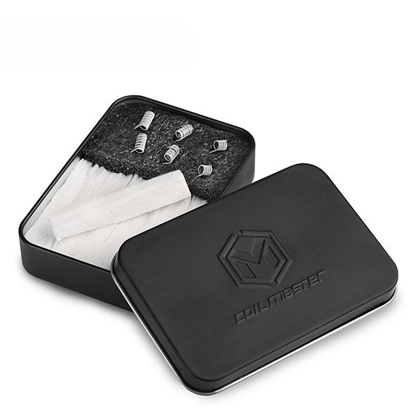 Coil Master Ready Box Fertigwicklungen DIY vorgefertigte Clapton Wicklungen Wire Shots + Watte