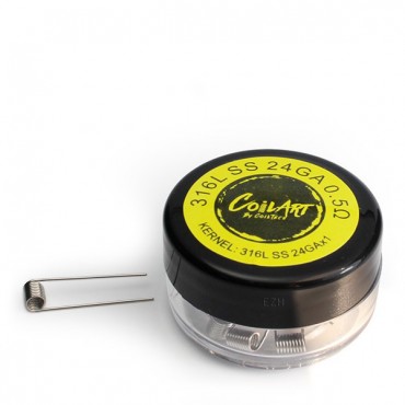 COILART 10 x Prebuilt 316L SS Coil 0.5 Ohm (24GA) - Maximale Leistung, minimaler Aufwand