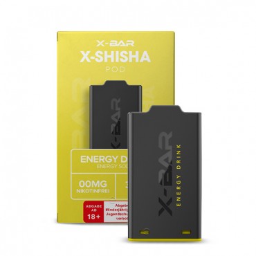 X-Shisha by X-Bar Pod - Energy Drink  0mg Shisha Liquid