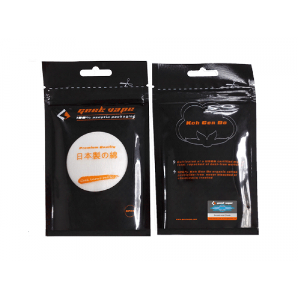 Geekvape Premium Japanische Baumwollwatte Organic Cotton für Selbstwickler
