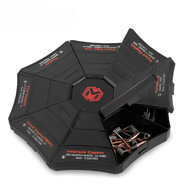 Coil Master Skynet Box Selbstwickler Coil Box Fertigwicklungen DIY Vorgefertigte Clapton Wicklung Wi