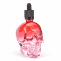 Skull Liquid Leerflasche 120ml " Totenschädel " Glas Totenkopf mit Pipette