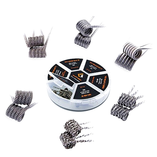 GeekVape 20x 6 in 1 Coil Box mit Fertigwicklungen