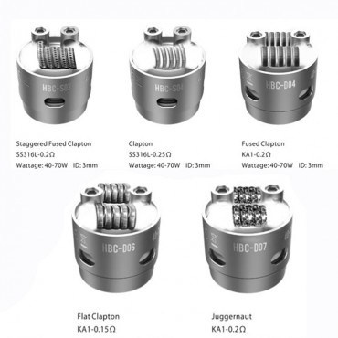 GeekVape Eagle HBC-S04 Clapton Verdampferköpfe (Ersatzwicklungen) 2-er Pack