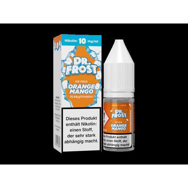 Dr. Frost - Ice Cold - Nikotinsalz Liquid - Orange Mango