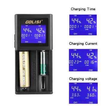 Golis Smart S2 Ladegerät für 2 E-Zigaretten Akkus