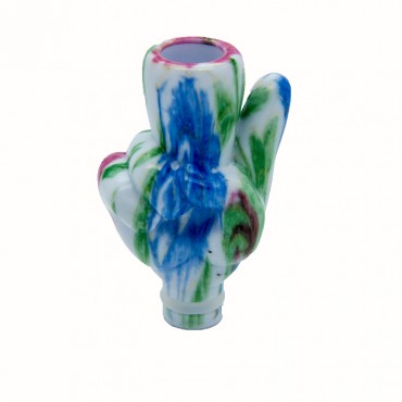Drip Tip Mundstück Kunststoff "Die Hand 2" leichte Ausführung 1 Stück