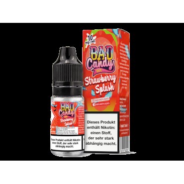 Bad Candy Liquids - Strawberry Splash - Nikotinsalz Liquid 10 mg/ml