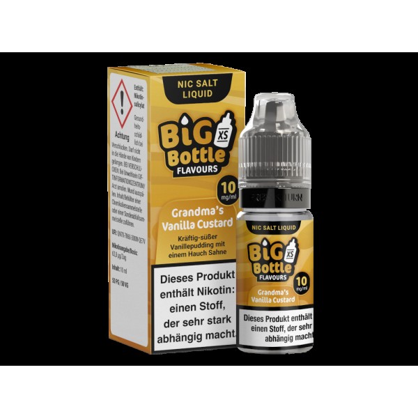 Big Bottle - Grandma's Vanilla Custard - Nikotinsalz Liquid