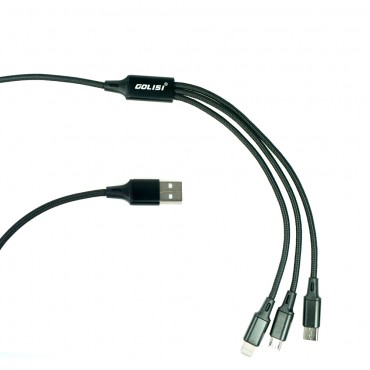 Golisi 3 in 1 USB Ladekabel in 4 Farben günstig kaufen
