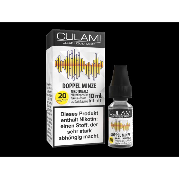 Culami - Nikotinsalz Liquid - Doppel Minze