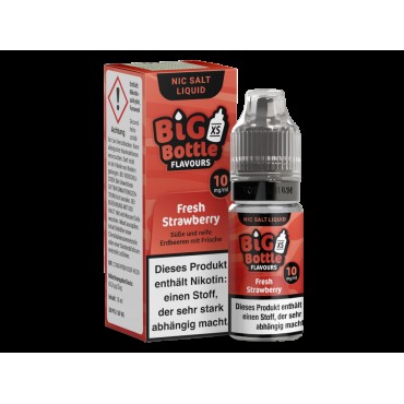 Big Bottle - Fresh Strawberry - Nikotinsalz Liquid