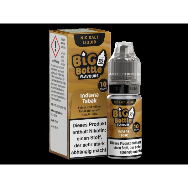 Big Bottle - Indiana Tabak - Nikotinsalz Liquid