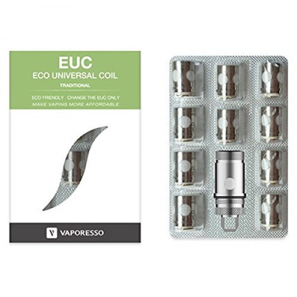 EUC Clapton Verdampferköpfe 0.4 Ohm oder 0.5 Ohm10er Pack Vaporesso