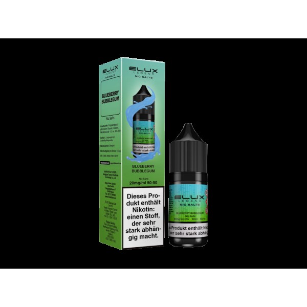 Elux - Nikotinsalz Liquid  - Blueberry Bubblegum