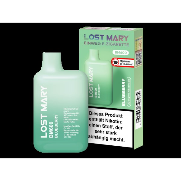 Lost Mary - BM600 Einweg E-Zigarette - 20mg/ml - Watermelon Ice