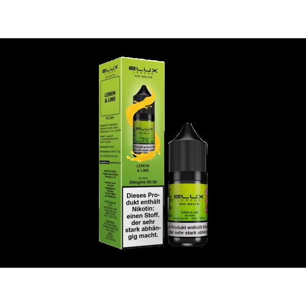 Elux - Nikotinsalz Liquid  - Lemon & Lime