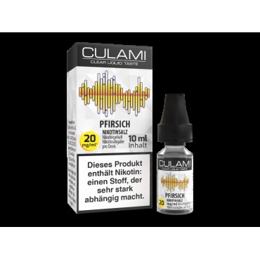 Culami - Nikotinsalz Liquid - Pfirsich
