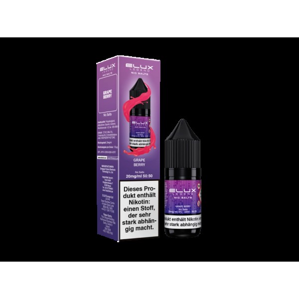 Elux - Nikotinsalz Liquid  - Grape Berry