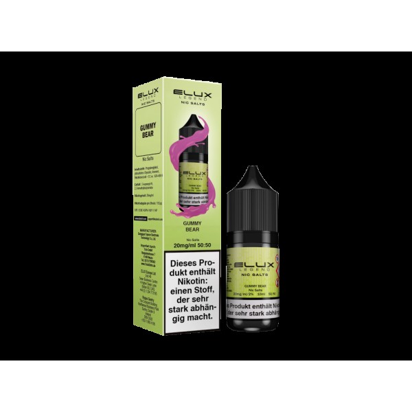 Elux - Nikotinsalz Liquid  - Gummy Bear