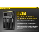Nitecore Intellicarger New I4 - Ladegerät für E-Zigaretten Akkus