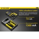 Nitecore Intellicarger New I4 - Ladegerät für E-Zigaretten Akkus