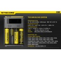 Nitecore Intellicarger New I4 - Ladegerät für E-Zigaretten Akkus