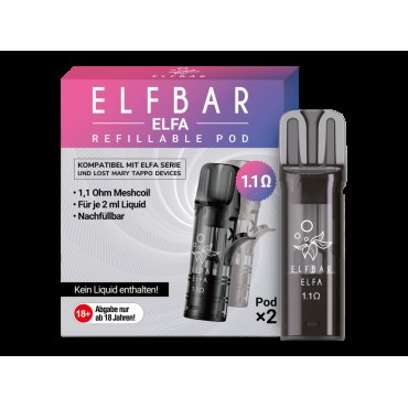 Elfbar - Elfa Leer-Pod (2 Stück pro Packung)