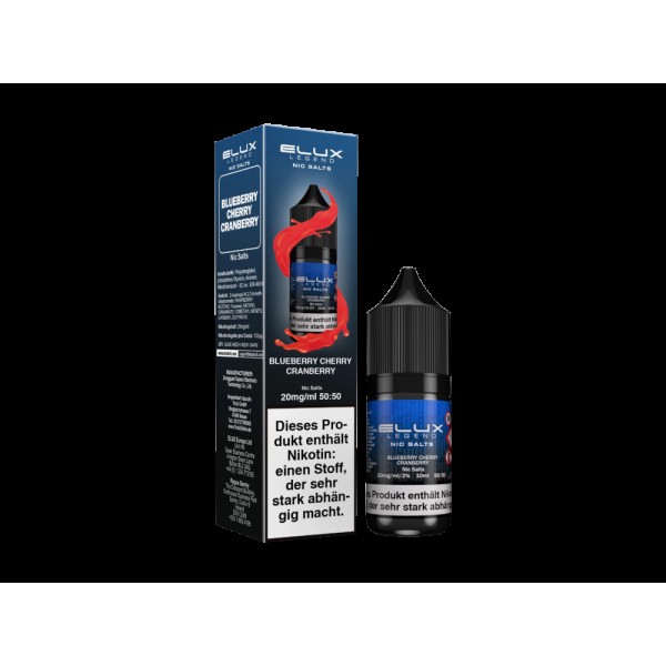Elux - Nikotinsalz Liquid  - Blueberry Cherry Cranberry
