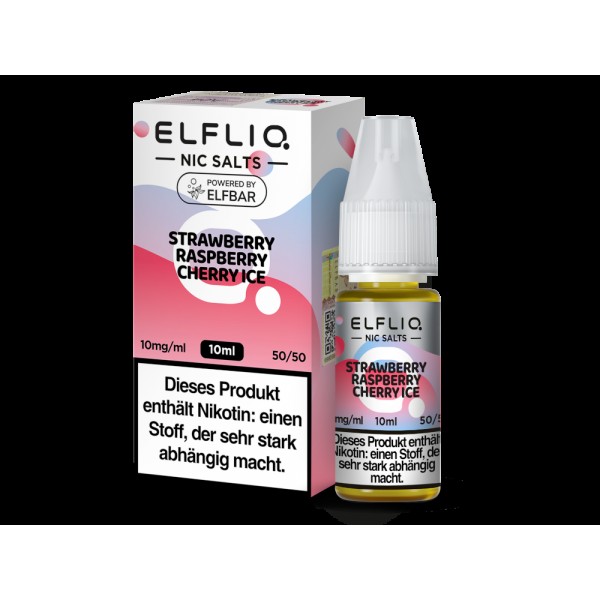 ELFLIQ - Strawberry Raspberry Cherry Ice - Nikotinsalz Liquid