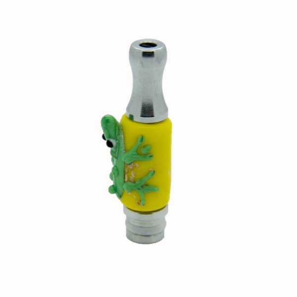 Drip Tip Mundstück Edelstahl "Frosch" schwere Ausführung 1 Stück