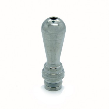Drip Tip Mundstück Edelstahl "Silver 3" schwere Ausführung 1 Stück