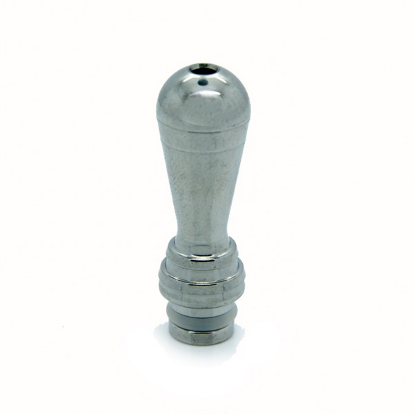 Drip Tip Mundstück Edelstahl "Silver 3" schwere Ausführung 1 Stück