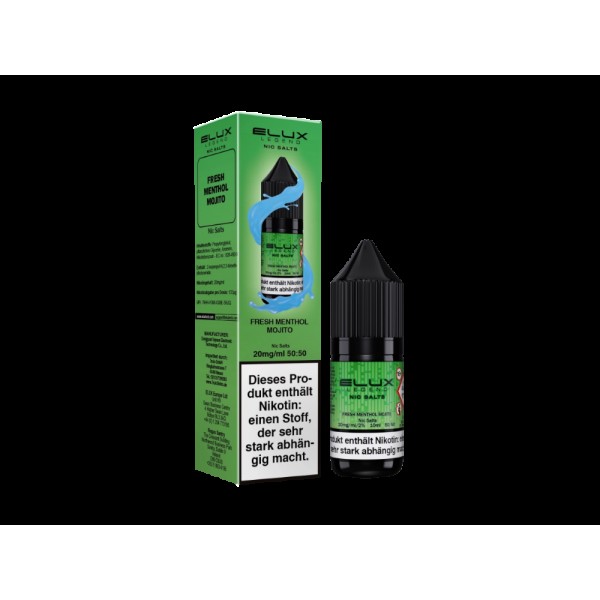 Elux - Nikotinsalz Liquid  - Fresh Menthol Mojito