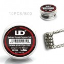 UD Twisted Fused Clapton Coils - 0.1 Ohm Selbstwickler Fertigwicklungen DIY Vorgefertigte Fused Clap