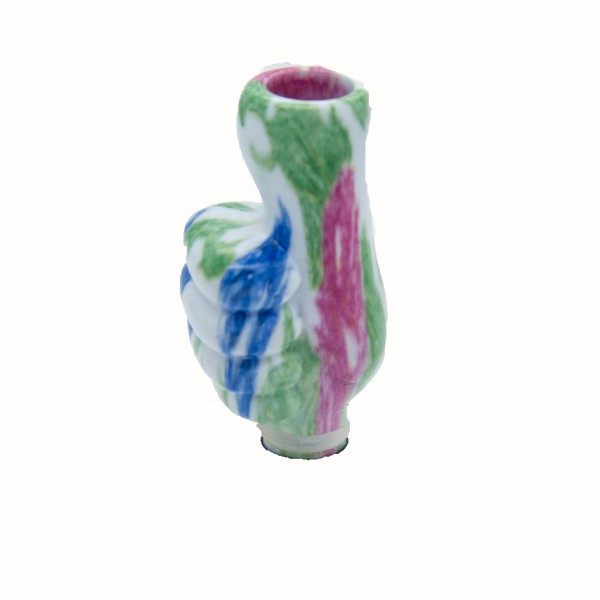 Drip Tip Mundstück Kunststoff "Die Hand 3" leichte Ausführung 1 Stück