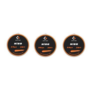 Geekvape Selbstwickler Ni-80 Wickeldraht 26GA - 28GA - 32GA