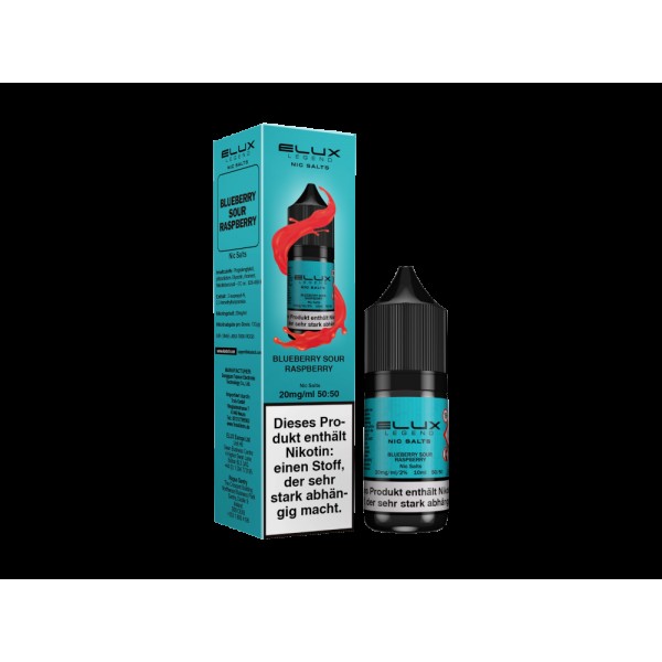 Elux - Nikotinsalz Liquid  - Blueberry Sour Raspberry