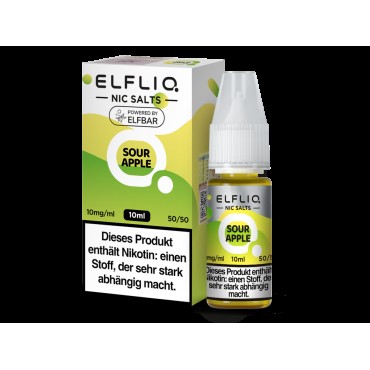 ELFLIQ - Sour Apple - Nikotinsalz Liquid