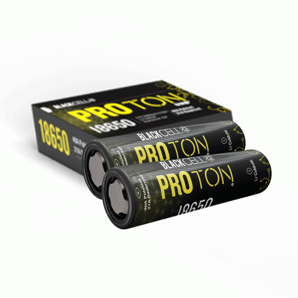 Blackcell 18650 Proton 2er Pack 3000 mAh E-Zigaretten Akku 40A 18650er