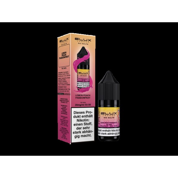Elux - Nikotinsalz Liquid  - Lemon Peach Passion