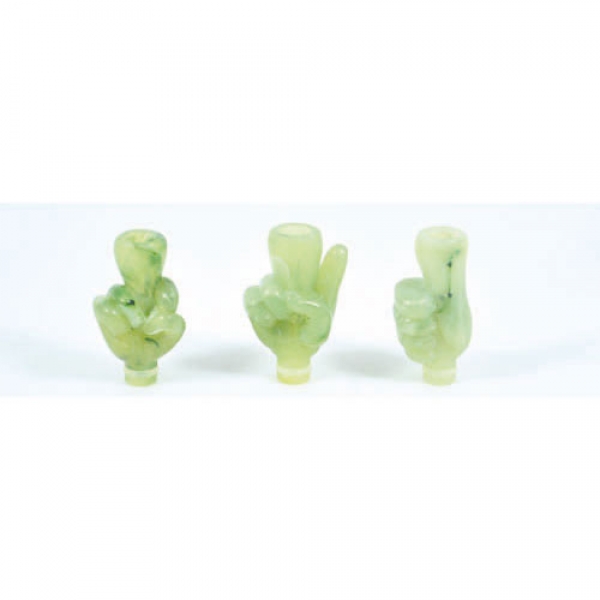 Drip Tip Mundstück Kunststoff "der Finger" leichte Ausführung in 3 Varianten