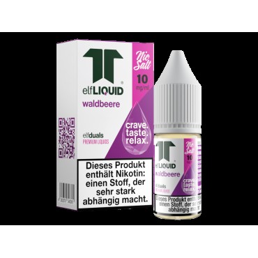 Elf-Liquid - Dual - Nikotinsalz Liquid 10 mg/ml - Waldbeere