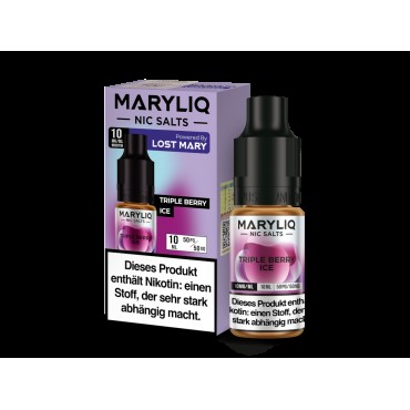 MARYLIQ - Nikotinsalz Liquid - Triple Berry Ice
